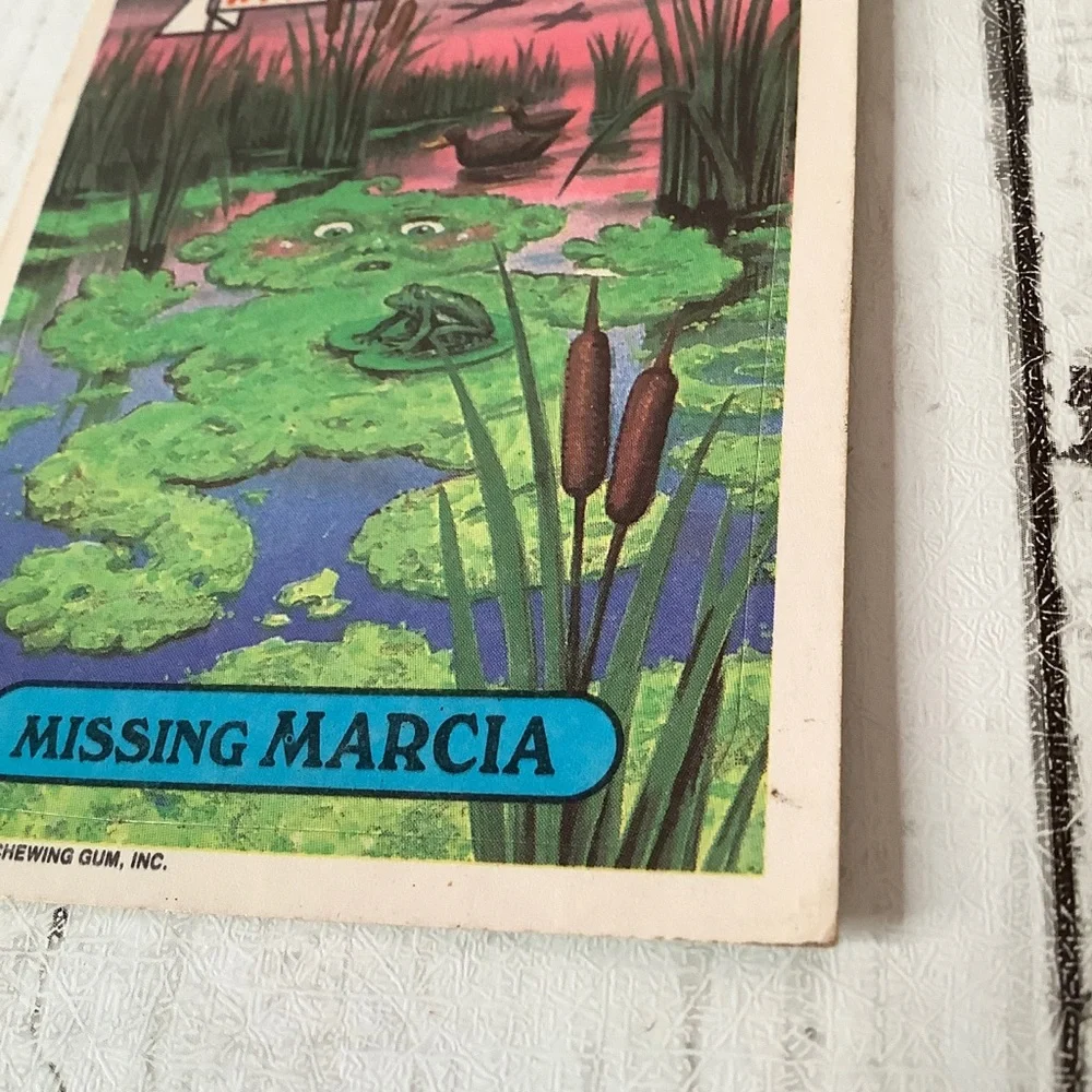 Garbage Pail Kids Topps Series 13 #501a Missing Marcia